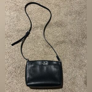 Kate Spade Black Pebbled Leather Crossbody Bag